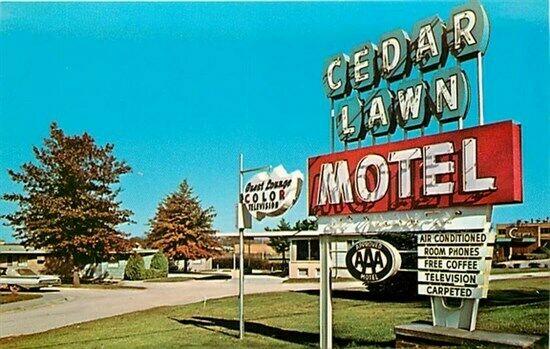 IA, Waverly,  Iowa, Cedar Lawn Motel, Dexter Press No. 32877-C