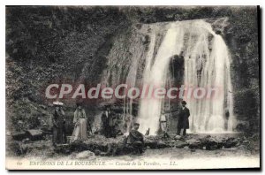 Old Postcard La Bourboule Cascade Of Verniere