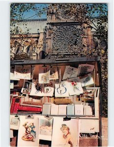 Postcard Les boîtes à bouquins et Notre-Dame, Paris, France