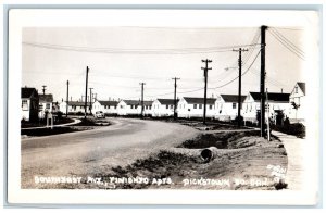 Southeast Avenue Finished Apartments Pickstown South Dakota RPPC Photo Postcard