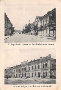 Krakow Poland Train Station Vintage Postcard JF235245
