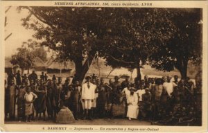 PC ZAGNANADO EXCURSION SAGON-SUR-OUEME DAHOMEY BENIN MISSIONARIES (A23506)