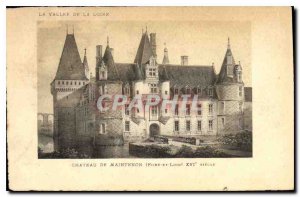 Old Postcard Chateau de Maintenon Eure et Loir XVI century