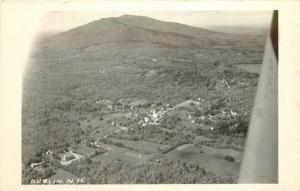 Air view Birdseye 1950s Dublin New Hampshire RPPC real photo postcard 6277