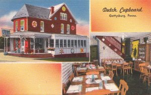 Postcard Dutch Cupboard Gettysburg PA