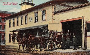Fire Department Centralia WA USA Postcard