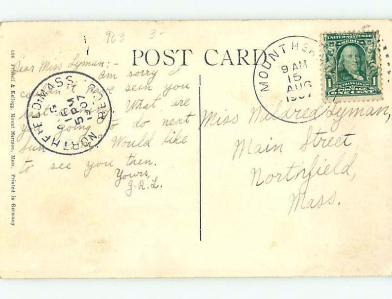 Divided-Back BUILDING Mount Hermon - Gill Massachusetts MA ho3373