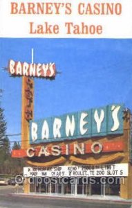 Barney's Casino Gambling Unused 