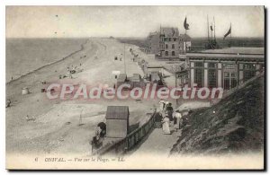 Old Postcard Onival Beach View