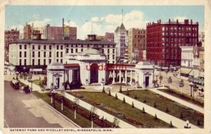 GATEWAY PARK AND NICOLLET HOTEL, MINNEAPOLIS, MN 