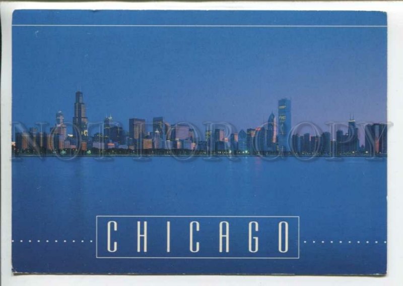 441339 USA 1993 year Illinois Chicago advertising RPPC to Germany