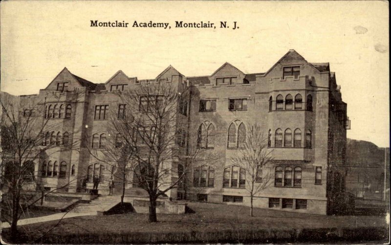 Montclair New Jersey NJ Montclair Academy c1910 Vintage Postcard