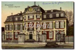 Germany Dusseldorf Schloss Jagerhof Old Postcard Office instead