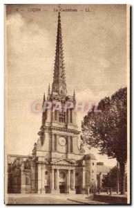 Old Postcard Lucon the 'Cathedral