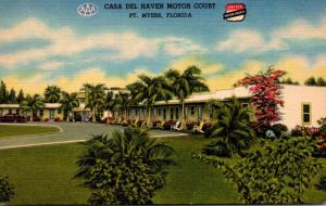 Florida Fort Myers Casa Del Haven Motor Court Curteich