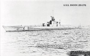 USS Snook SS279 Lost WWII Unused 