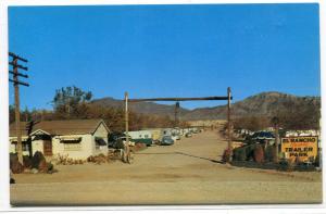 El Rancho Grande Trailer Park Highway 80 El Paso Texas postcard
