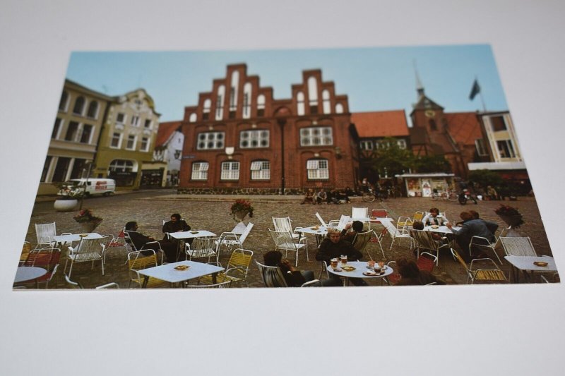 Rendsburg am Nord Ostee Kanal Altes Rathaus (erbaut 1566) Germany Postcard