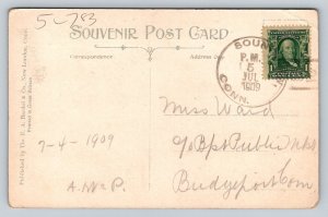 1909  Ocean Beach   New London  Connecticut  Postcard