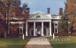 Home of Thomas Jefferson 3rd President - Charlottesville, Virginia VA Postcard