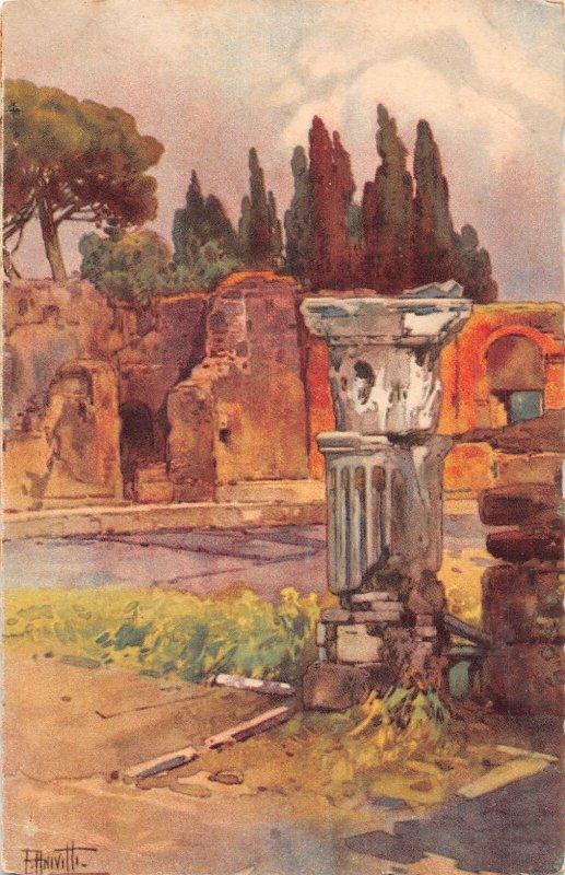 B149 Italy Roma Rome Palatino Palatine Hill Art postcard