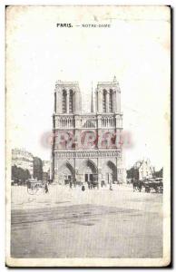 Paris Old Postcard Notre Dame