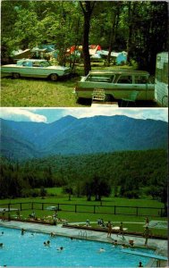 Postcard CAMPGROUND SCENE Cultus Lake British Columbia BC AO7810