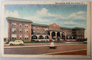 Vintage Postcard 1944 New Atlantic Hotel Long Branch New Jersey