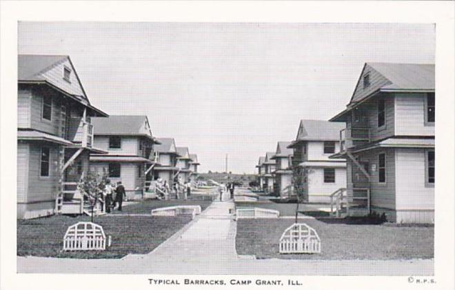 Illinois Rockford Typical Barracks Camp Grant