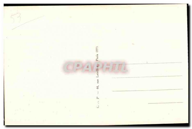 Old Postcard Mayenne basilica our lady