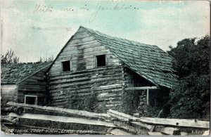 Territorial Court House, Lewis County WA c1911 Vintage Postcard E71