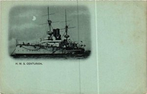 CPA AK H.M.S. CENTURION SHIPS (703412)