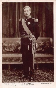 L521 Royalty Belgium King Albert I vintage postcard