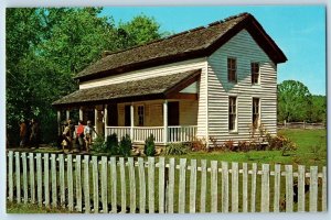 Great Smokey Mountains North Carolina Postcard Becky Cable House Cades Cove 1960