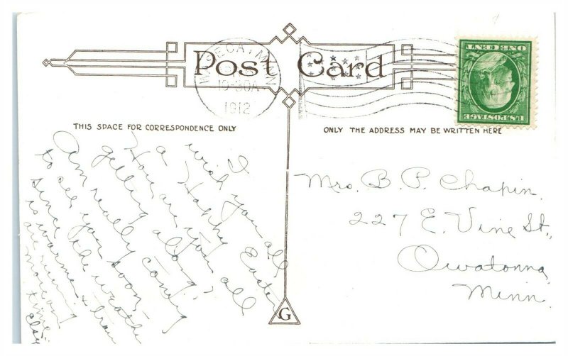 Glad Easter Days, Arts & Crafts Castle Postcard *6L(2)36