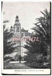 Old Postcard Monte Carlo Casino Theater