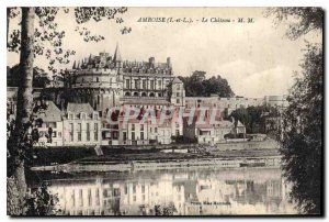 Old Postcard The Chateau Amboise