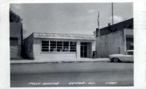 Post Office Genor IL Postal Used Unknown