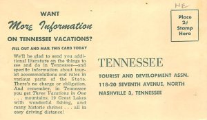 Tennessee vacations Advertising Unused 