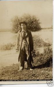 REAL PHOTO POSTCARD ASHLAND NEBRASKA GUY HOOKER HERO