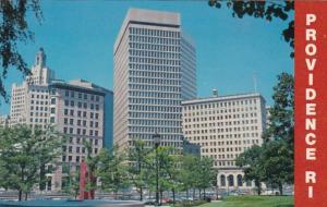 South Carolina Providence Old Stone Park Showing City's Bankinb Buildings