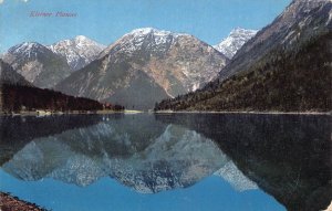 A072 Austria Kleiner Plansee Lake Mountains vintage postcard