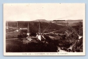 CPA At the Garabit Viaduct Cantal The Picturesque Auvergne France DB Postcard M2