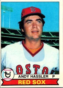 1979 Topps Baseball Card Andy Hassler Boston Red Sox