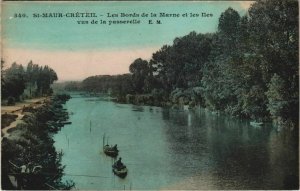 CPA St-MAUR - CRÉTEIL - les bordws de La Marne et les iles (145732)