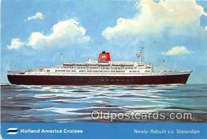 SS Statendam Ship Holland America Cruises Unused 