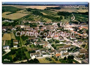 Postcard Modern Bussy-en-Othe Vue Generale Aerienne