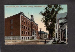 PQ QC Three Trois Rivieres Rivers Salle Academie Academy Quebec Carte Postale