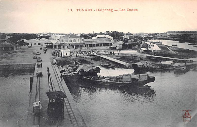 Haiphong, Les Docks Tonkin Vietnam, Viet Nam Unused 