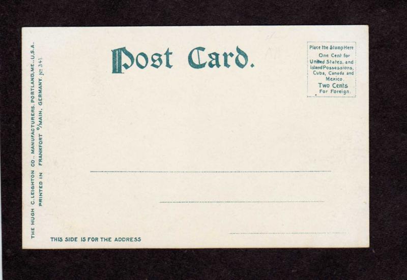 NY Union Station Railroad Train Depot Albany New York Postcard UDB